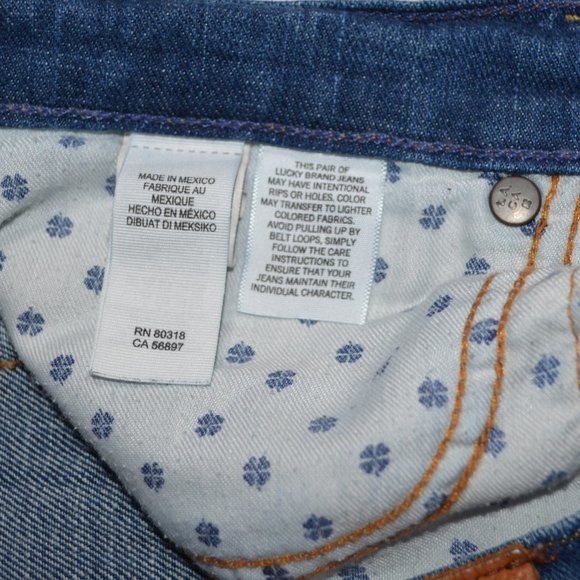 Lucky Brand Sweet Crop Jeans Size 10 length 30inch - Picture 4 of 10